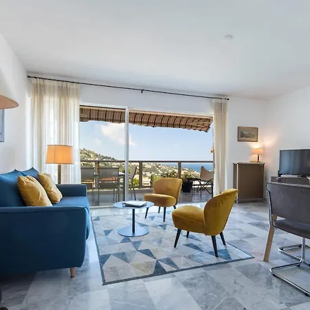 Sea View Park Swimming Pool & Tennis 2 Bdrs * Villefranche-sur-Mer