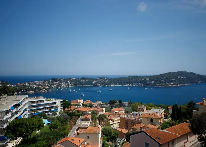 Sea View Park Swimming Pool & Tennis 2 Bdrs Apartament Villefranche-sur-Mer